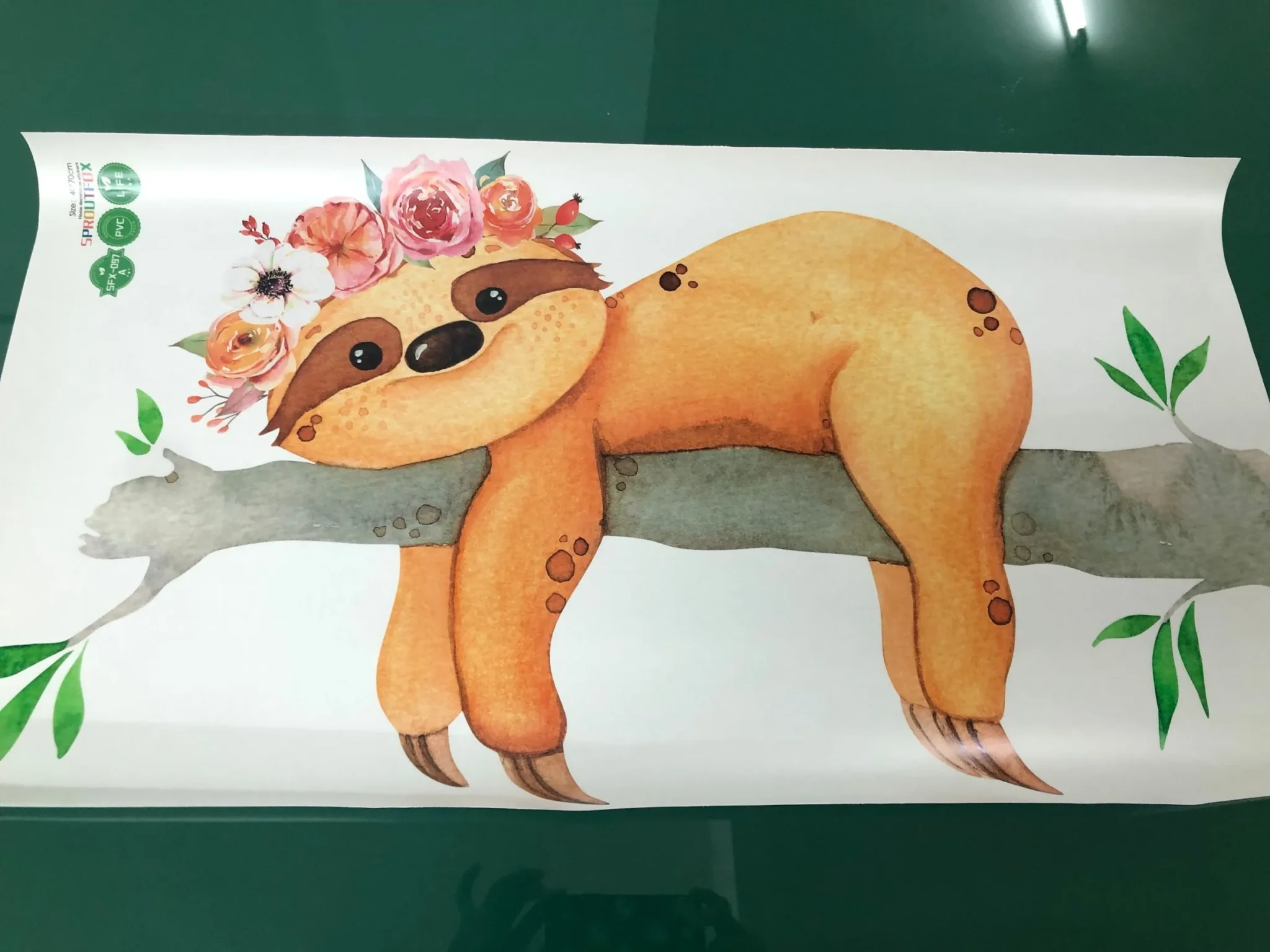 Stickers muraux animaux endormis pour chambre d'enfant - 4
