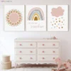 Affiche Arc-en-ciel et Nuages pour Chambre d'Enfant Affiche Arc-en-ciel et Nuages pour Chambre d'Enfant