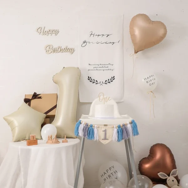 Accessoires de photographie pour anniversaire bébé