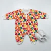 Combinaison bébé fille en coton à imprimé floral Combinaison bébé fille en coton à imprimé floral